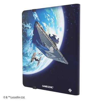 Gamegenic Star Wars Unlimited Casual Album features an 18-pocket design with a blue card back and space-themed artwork.