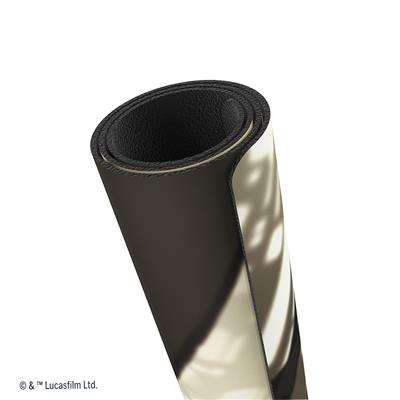 Gamegenic Playmat featuring Darth Maul from Star Wars Unlimited, showcasing a rolled edge design for durability.