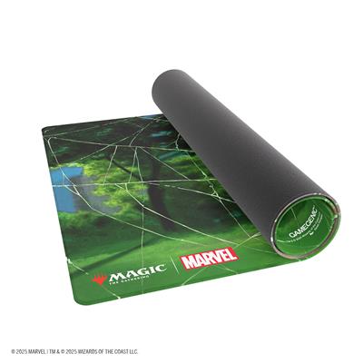Magic: The Gathering - Marvel's Spider-Man Shiny Playmat - Spider-Man Forest