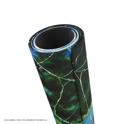 Magic: The Gathering - Marvel's Spider-Man Shiny Playmat - Spider-Man Forest