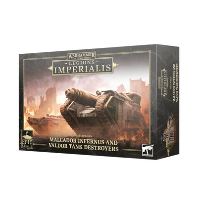 Warhammer The Horus Heresy: Legions Imperialis – Malcador Infernus and Valdor Tank Destroyers