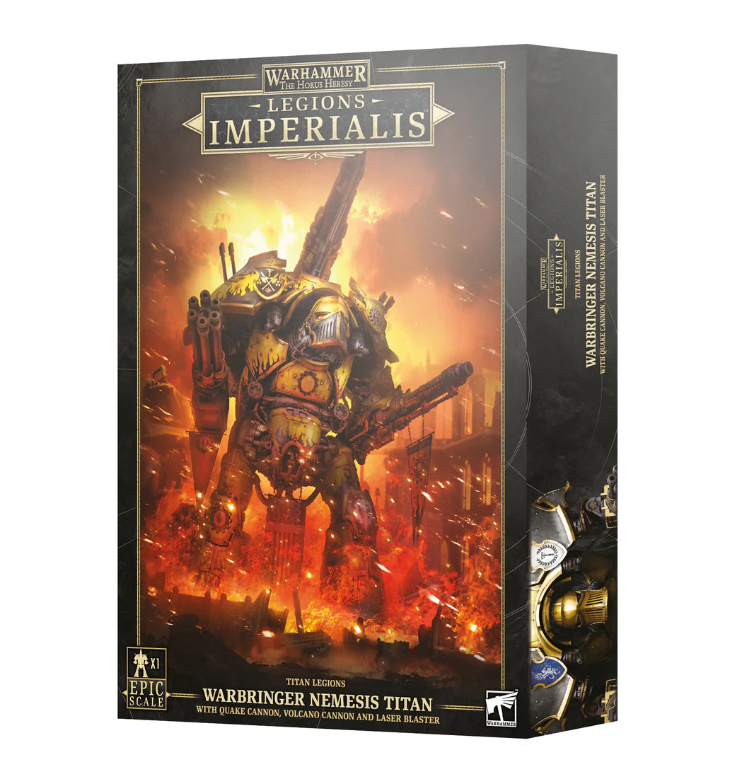 Warhammer The Horus Heresy: Legions Imperialis - Titan Legions - Warbringer Nemesis w/Quake Cannon, Volcano Cannon, & Laser Blaster