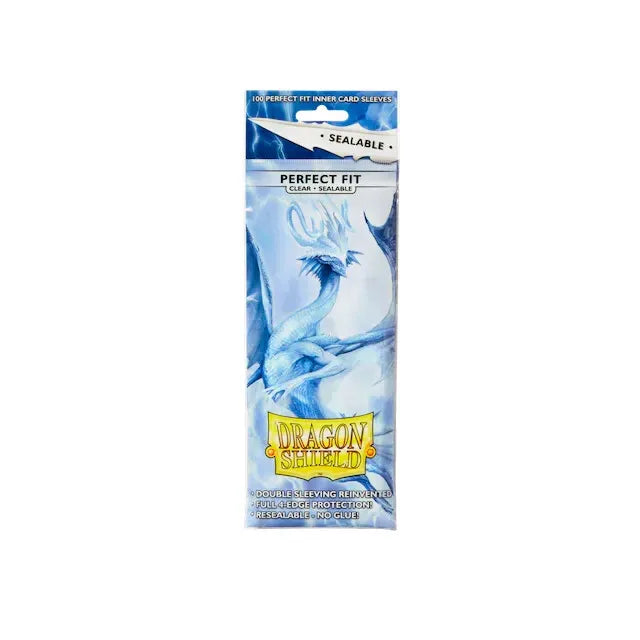 Dragon Shield - Clear - Sealable Perfect Fit Sleeves Dragon Shield - Clear - Sealable Perfect Fit Sleeves