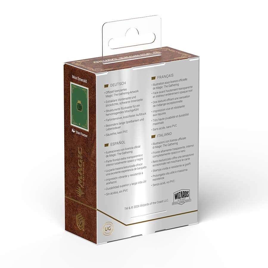 Ultimate Guard: Art Sleeves Magic: The Gathering "Mox Collection" - Emerald