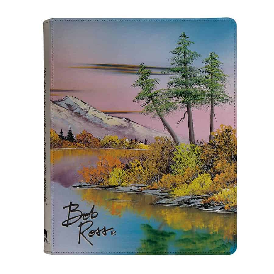 Ultra Pro Zippered Pro Binder: Bob Ross Mighty Mountain Lake - 9-Pocket