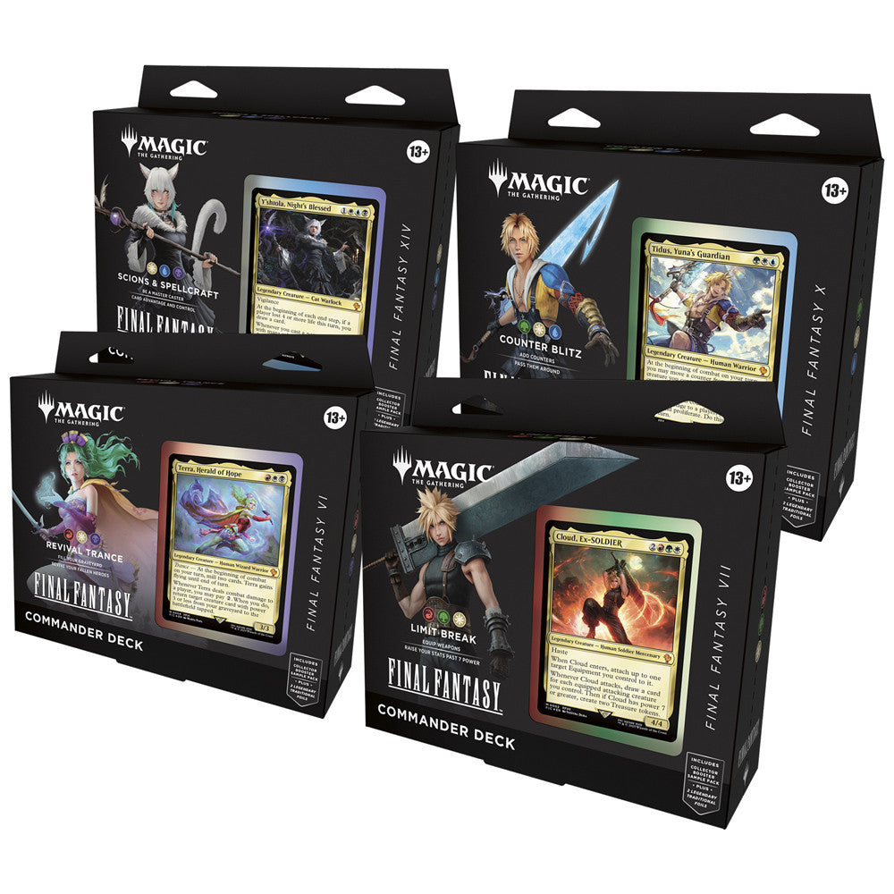 Magic: The Gathering - Final Fantasy - Commander Deck (Set of 4)