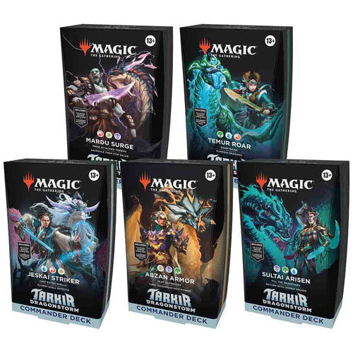 Magic: The Gathering - Tarkir: Dragonstorm - Commander Deck (Set of 5)