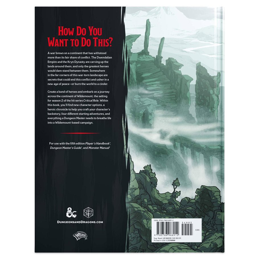 Dungeons & Dragons 5E: Explorer's Guide to Wildemount