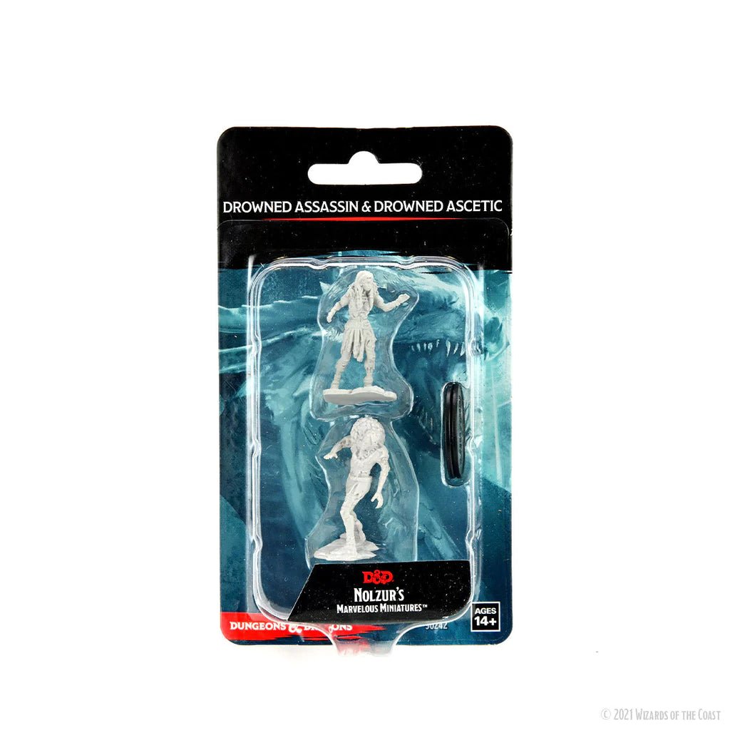 Dungeons & Dragons: Nolzur's Marvelous Unpainted Miniatures - Drowned Assassin & Drowned Asetic