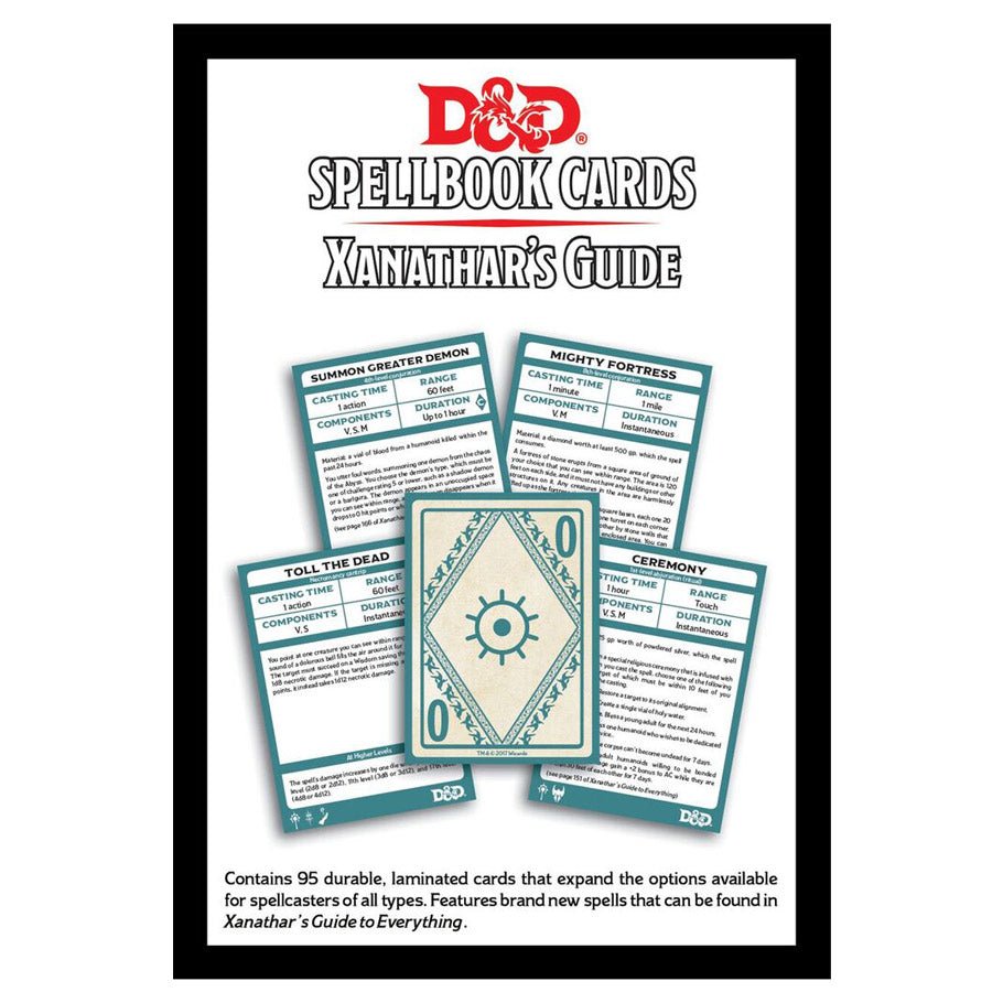 Dungeons & Dragons: Spellbook Cards: Xanathar's Guide to Everything