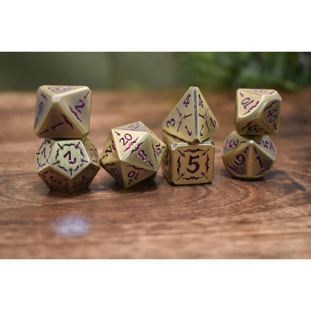 Misty Mountain Gaming: Blade of the Maiden Metal Dice Set