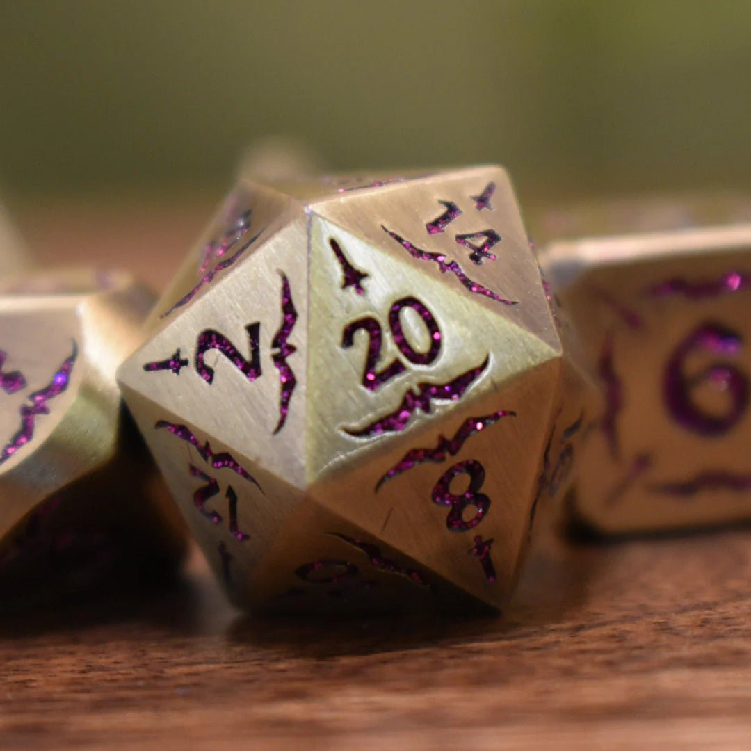 Misty Mountain Gaming: Blade of the Maiden Metal Dice Set