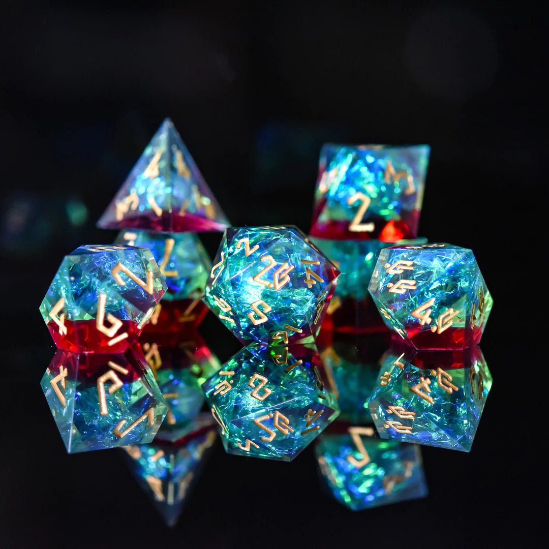 Misty Mountain Gaming: Eldritch Blast Sharp-Edged Dice Set