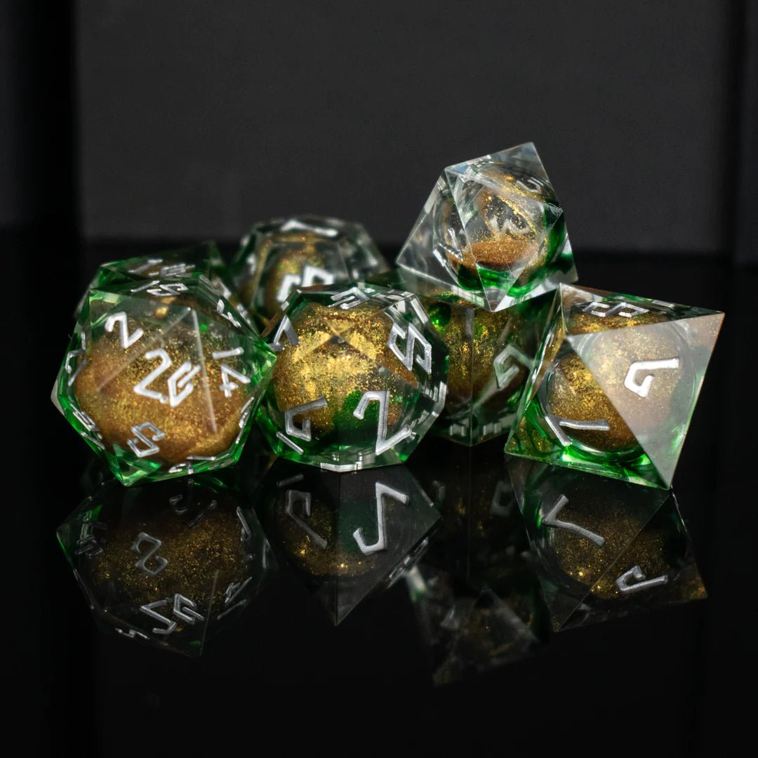 Misty Mountain Gaming:Pot O' Gold Liquid Core Dice Set