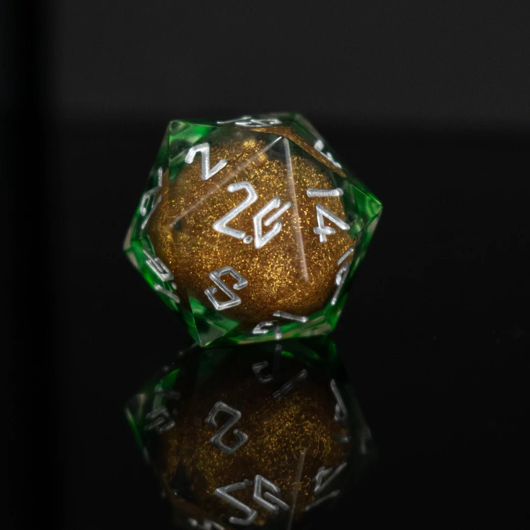 Misty Mountain Gaming:Pot O' Gold Liquid Core Dice Set