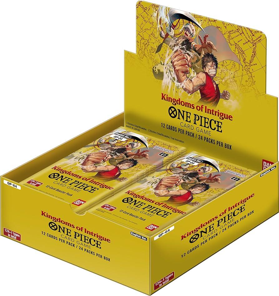 One Piece TCG: Kingdoms of Intrigue Booster Box OP-04 One Piece TCG: Kingdoms of Intrigue Booster Box OP-04