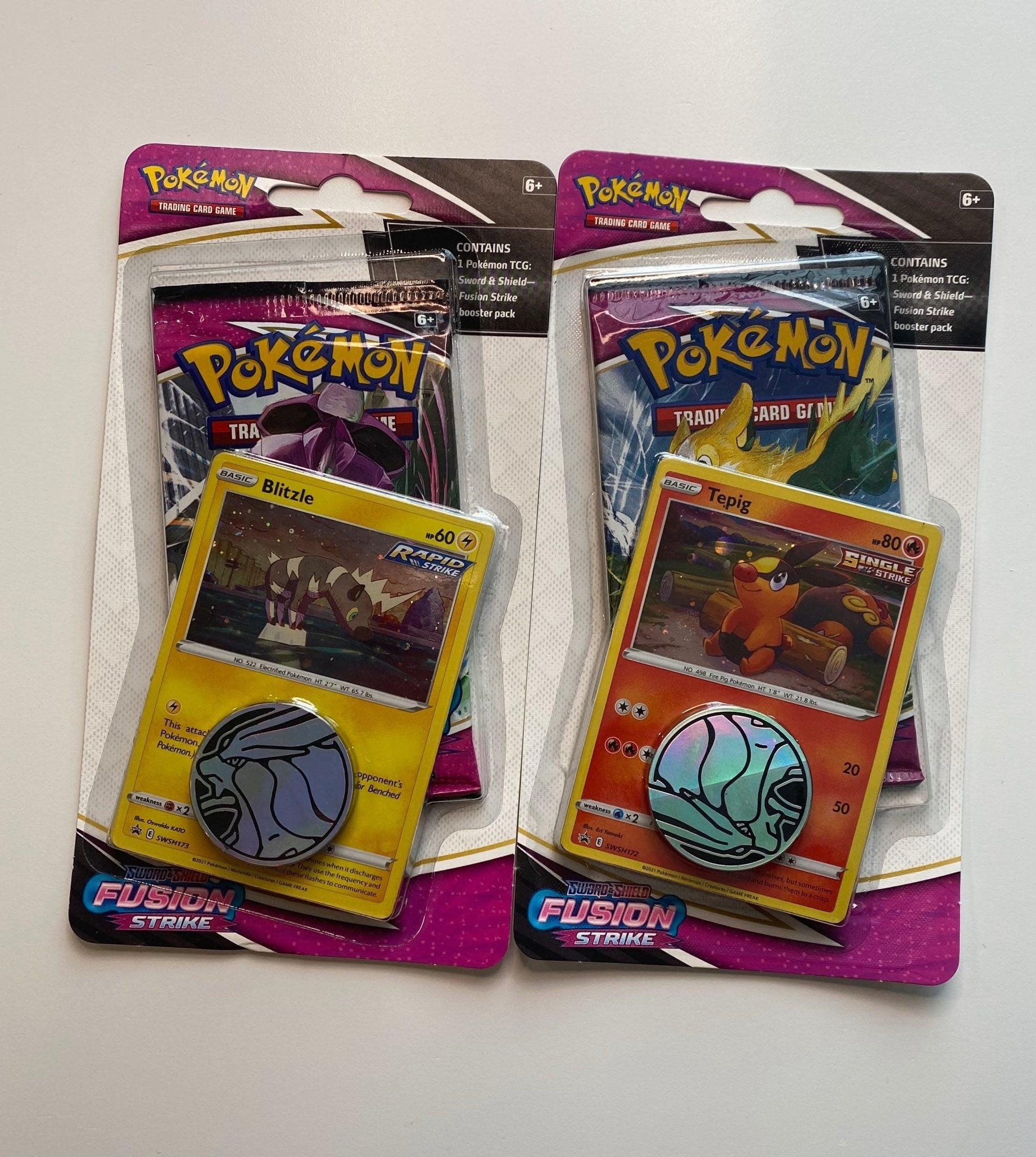 Pokemon Fusion Strike Checklane Blister Pack (Qty 2)