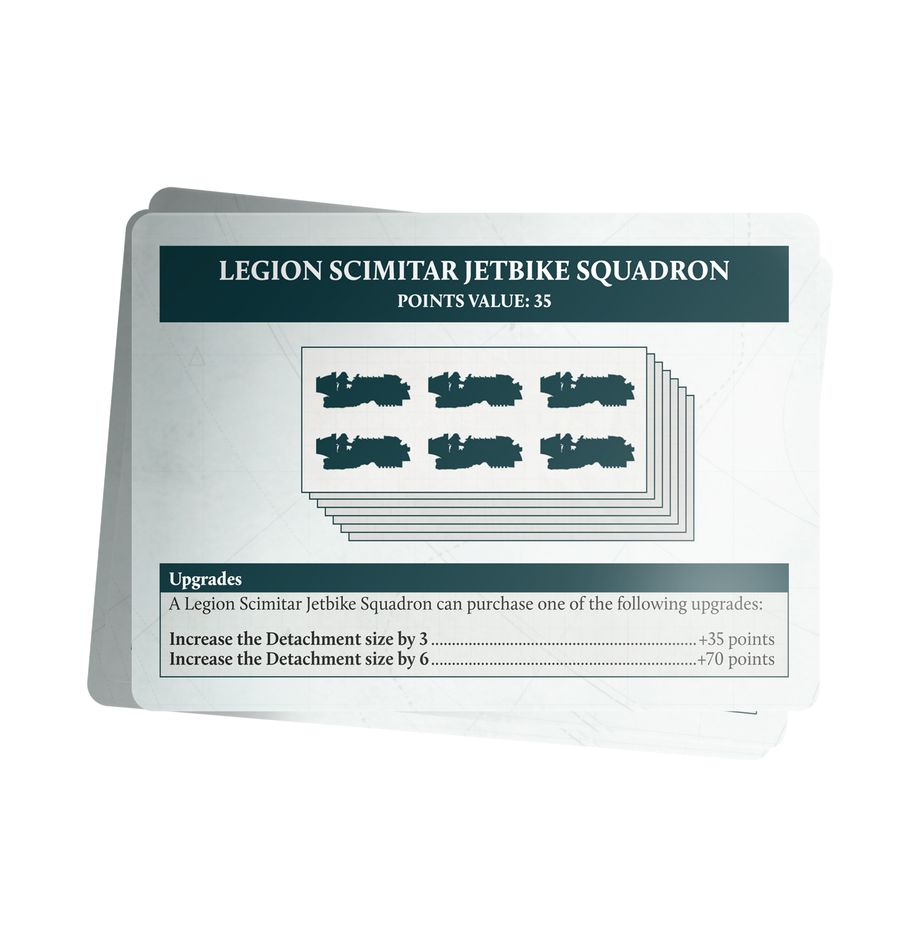 Warhammer Legions Imperialis The Great Slaughter Army Cards (03-58)