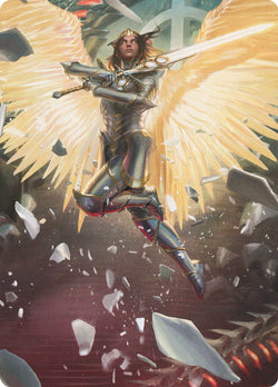 Collection of Archangel Elspeth Art Card [March of the Machine Art Series] in a gallery layout