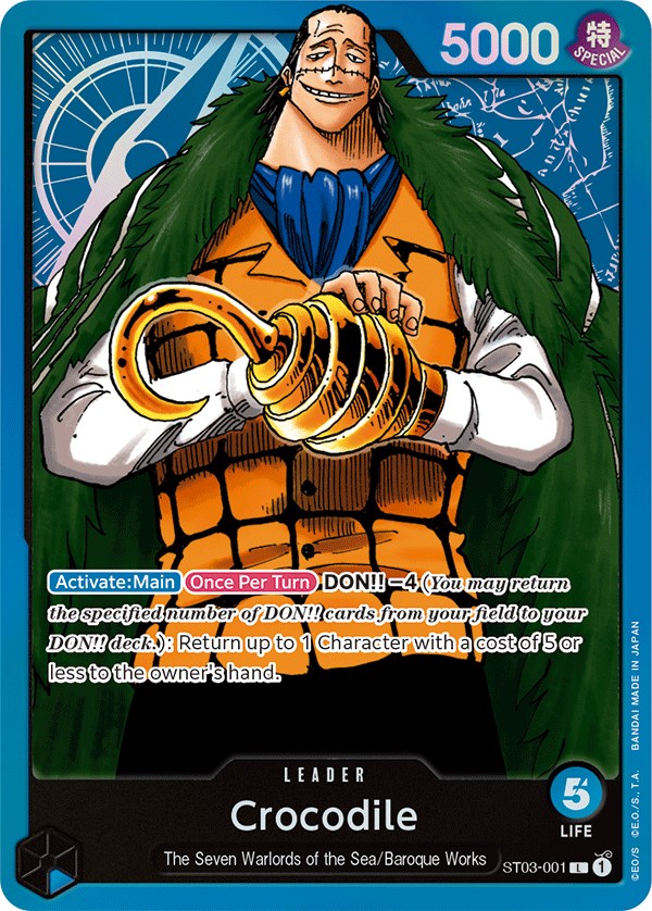 Collection of Crocodile (001) [Starter Deck: The Seven Warlords of The Sea] in a gallery layout