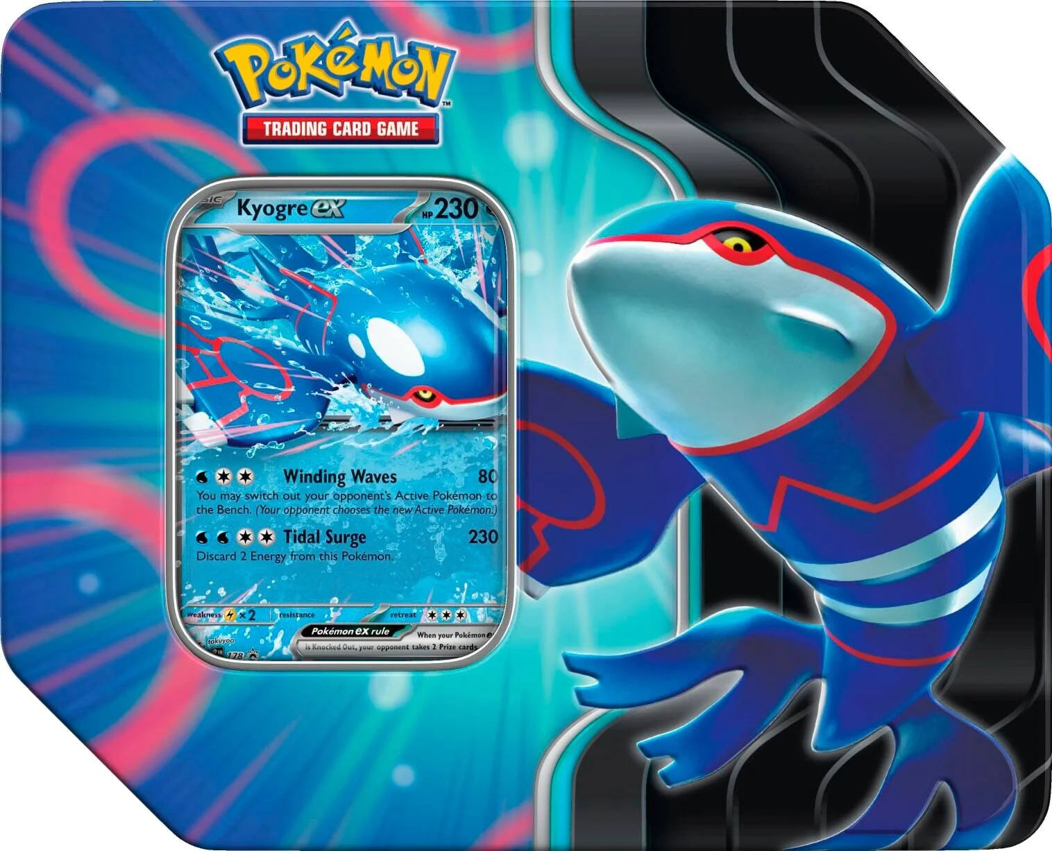 Pokemon TCG: Azure Legends: Tin - Kyogre (PREORDER)