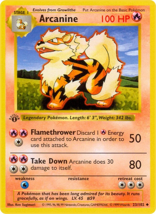 Image for Arcanine (23) (BSS)