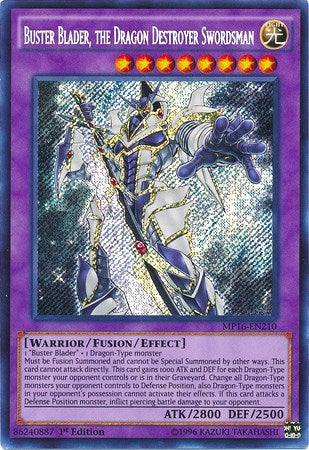 Image for Buster Blader, the Dragon Destroyer Swordsman (16210) (MP16)