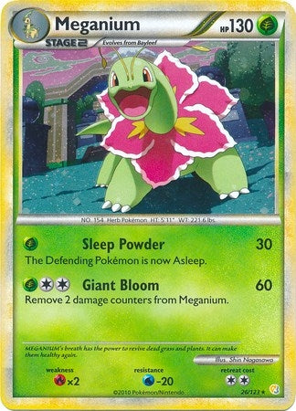 Image for Meganium - 26/123 (Cosmos Holo) (26) (PR)