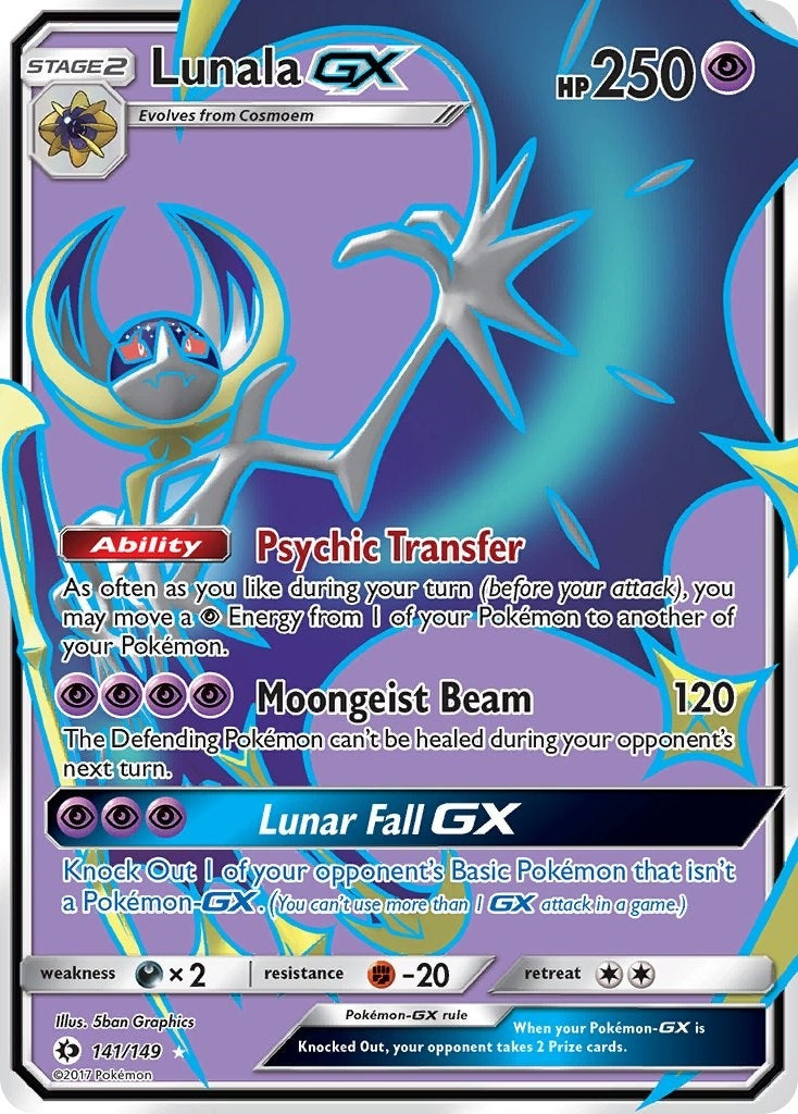 Image for Lunala GX (Full Art) (141) (SM01)