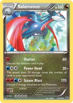 Image for Salamence - 57/108 (57) (PR)