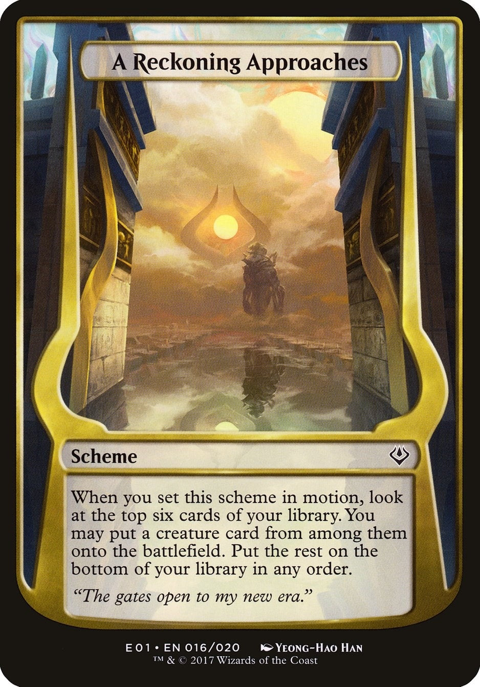 Image for A Reckoning Approaches (Archenemy: Nicol Bolas) (16) (OVER)