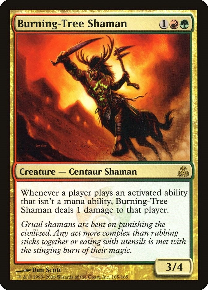 Image for Burning-Tree Shaman (105) (GPT)