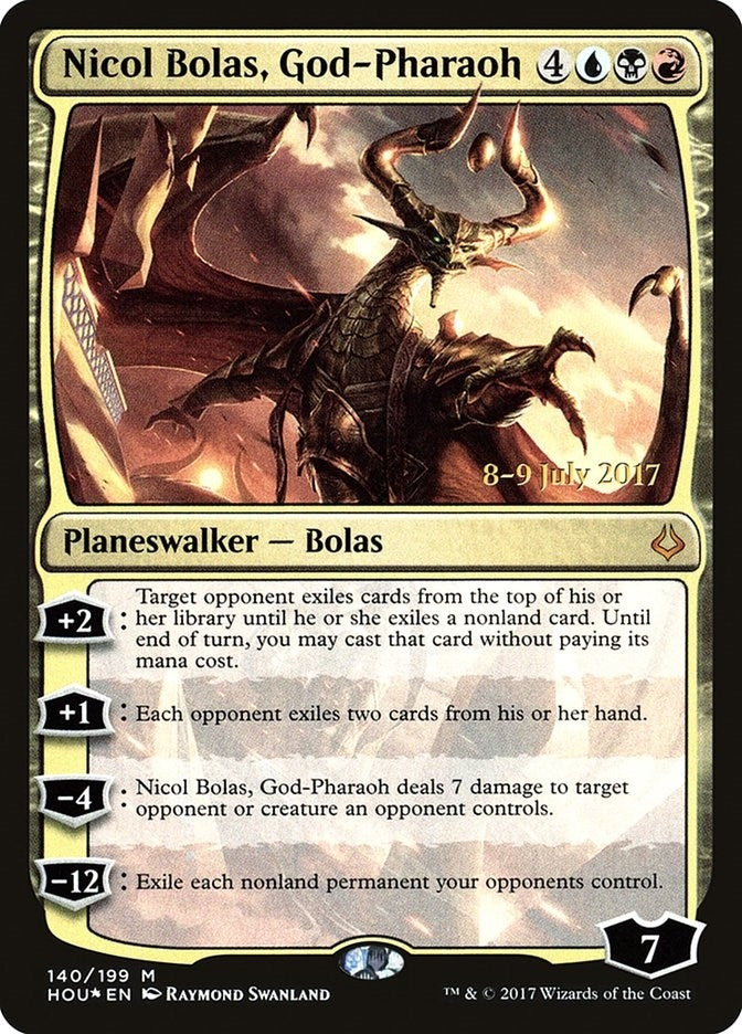 Image for Nicol Bolas, God-Pharaoh (140) [Prerelease Cards]