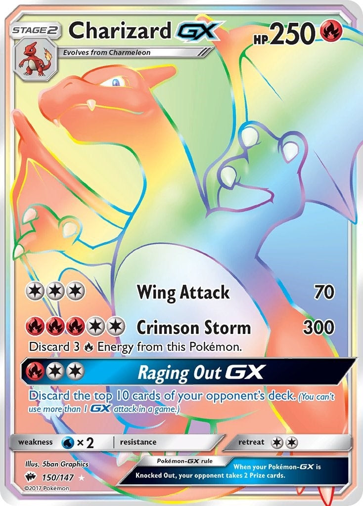 Image for Charizard GX (Secret) (150) (SM03)