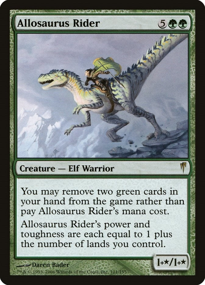 Image for Allosaurus Rider (101) (CSP)