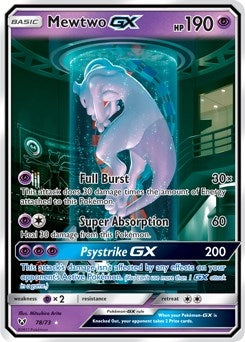 Image for Mewtwo GX (Secret Shining) (78) (SHL)