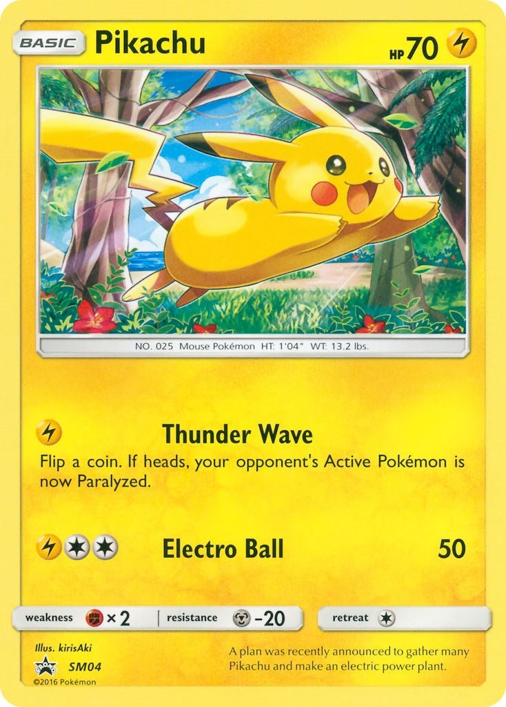 Image for Pikachu - SM04 (Target Non-Holo) (4) (SMP)