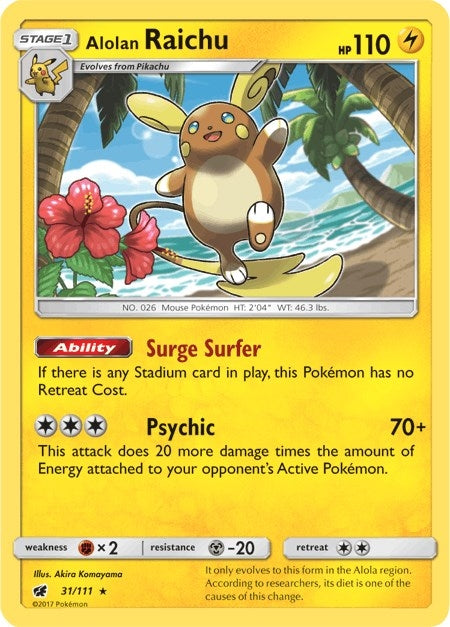 Image for Alolan Raichu (31) (SM04)