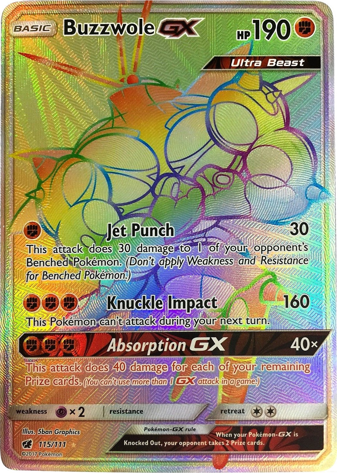 Image for Buzzwole GX (Secret) (115) (SM04)