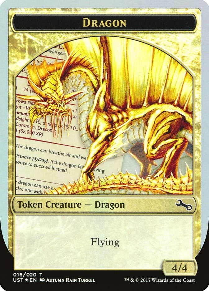 Image for Dragon Token (Gold) (16) (UST)
