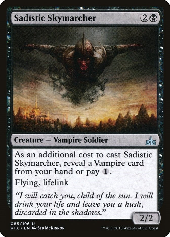 Image for Sadistic Skymarcher (85) [Rivals of Ixalan]