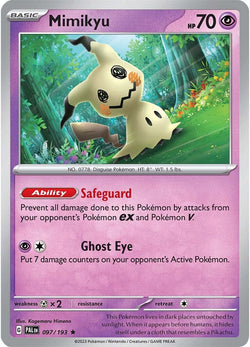 Collection of Mimikyu (097/193) [Scarlet & Violet: Paldea Evolved] in a gallery layout