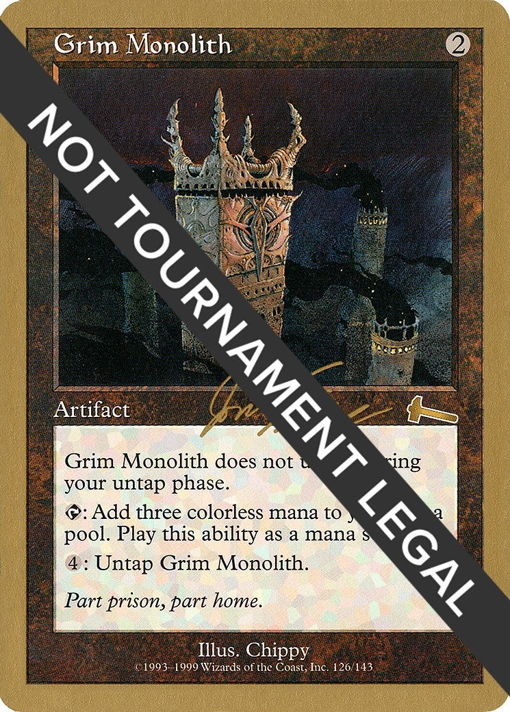 Image for Grim Monolith - 2000 Jon Finkel (ULG) (WCD)
