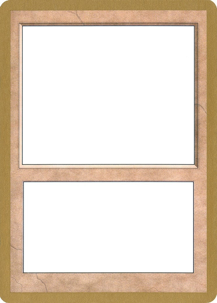 Image for 2001 World Championship Blank Card (WCD)