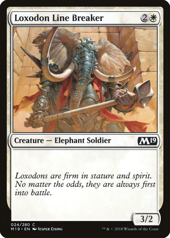 Image for Loxodon Line Breaker (24) [Core Set 2019]