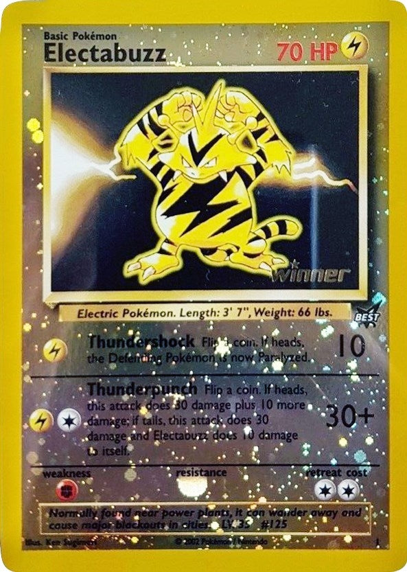 Image for Electabuzz - 1 [Winner] (1) (PR)