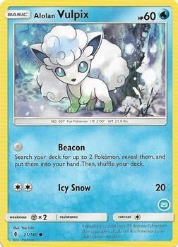 Image for Alolan Vulpix (29) (21) (SMK2)