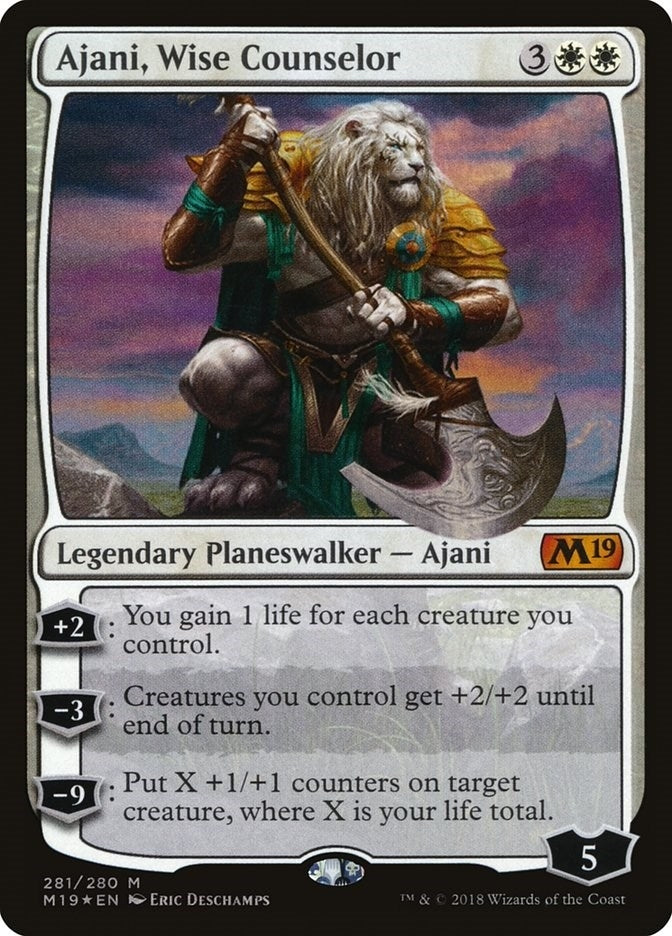 Image for Ajani, Wise Counselor (281) (M19)
