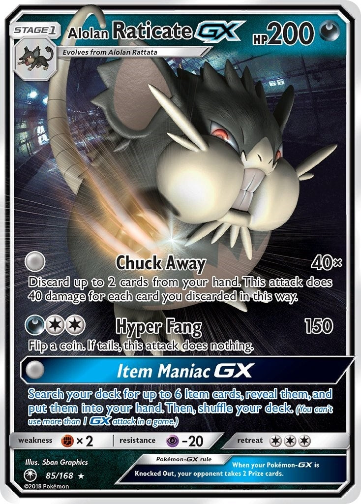 Image for Alolan Raticate GX (85) (CES)