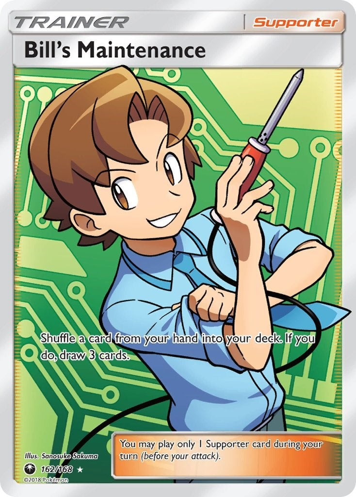 Image for Bill's Maintenance (Full Art) (162) (CES)